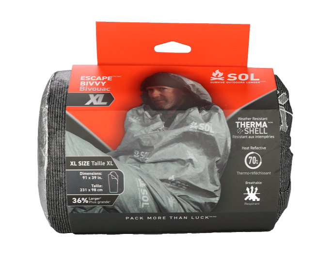 SOL ESCAPE Bivvy XL Grey エスケープヴィヴィ グレー SOL Escape™ Bivvy XL with Hood - Grey - Multi-Sport Imports