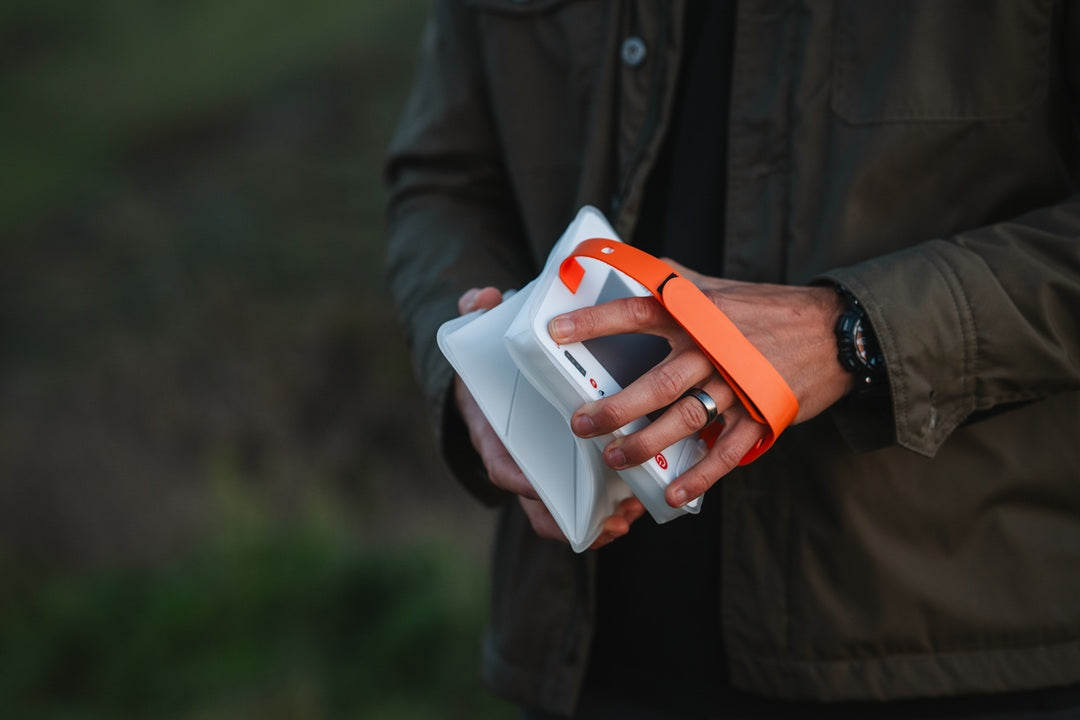 LuminAID Max Quick Inflate Solar Lantern with Phone Charger