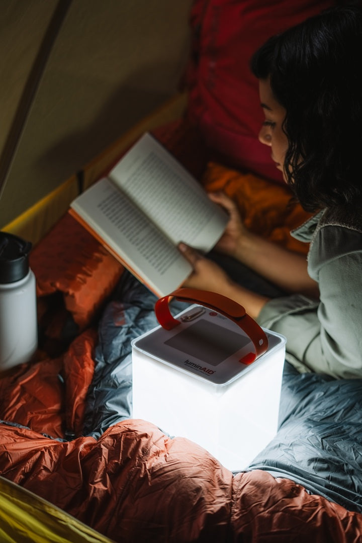 LuminAID Max Quick Inflate Solar Lantern with Phone Charger