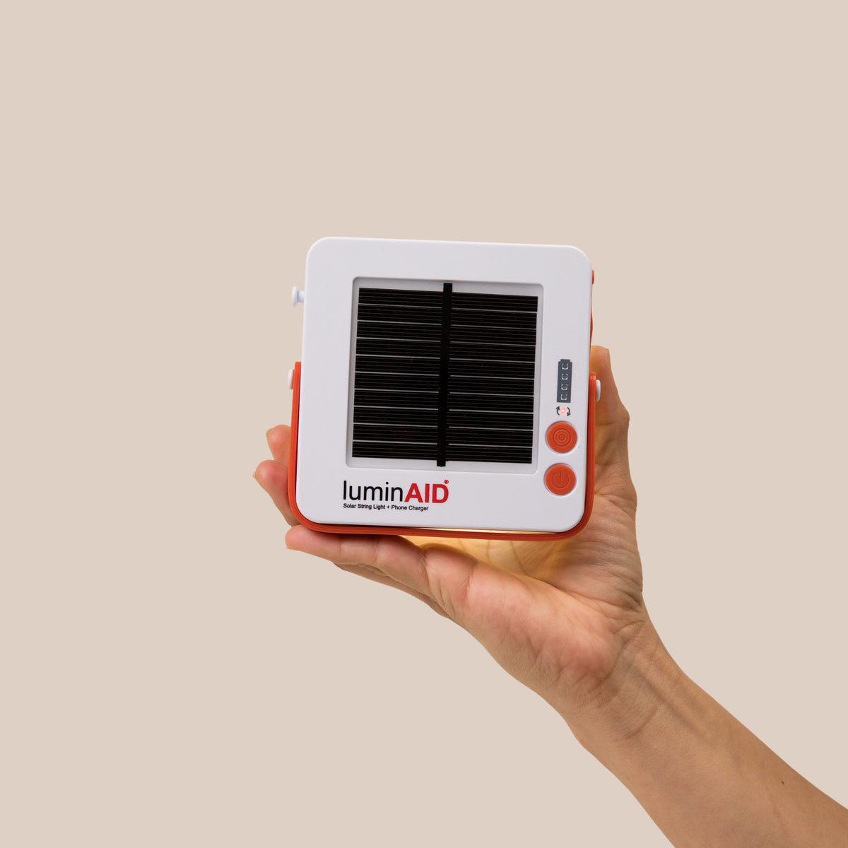 LuminAID Solar String Light with Phone Charger