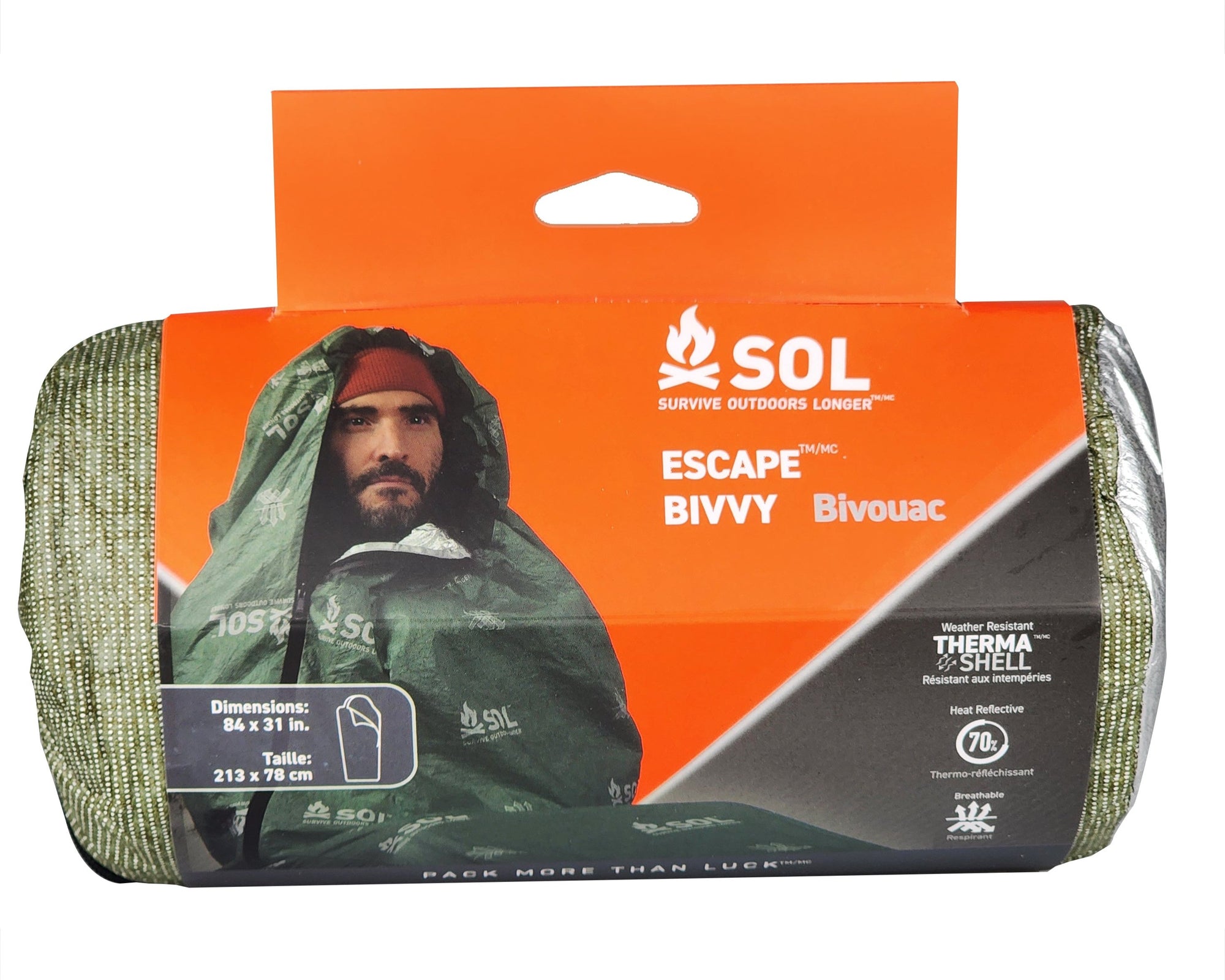 SOL Escape™ Bivvy with Hood - Green