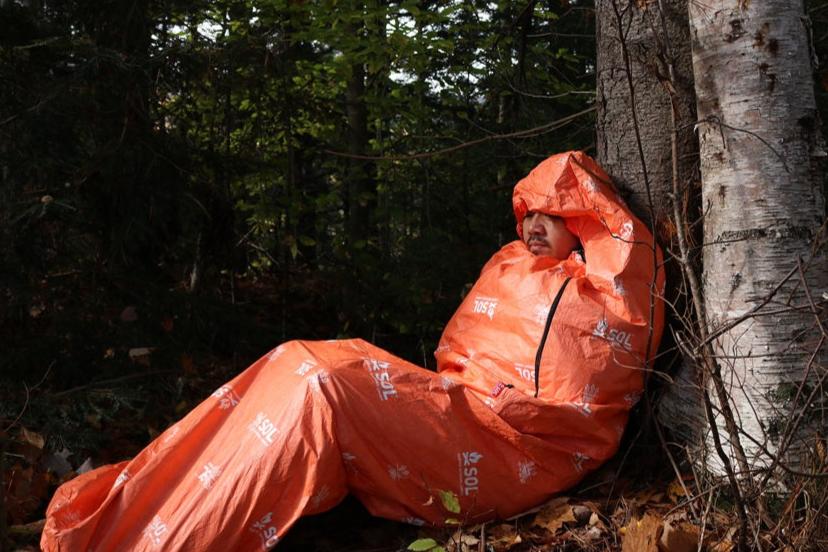 SOL Escape™ Bivvy with Hood - Orange