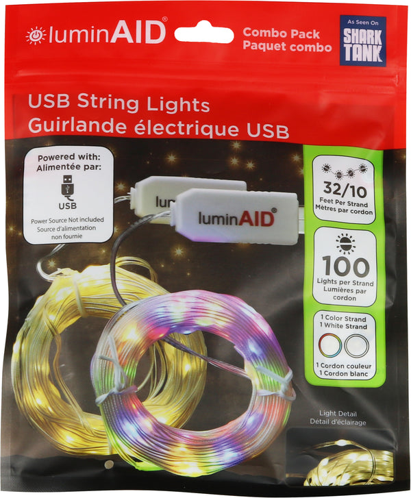 LuminAID USB String Lights Combo Pack - Multi-Sport Imports
