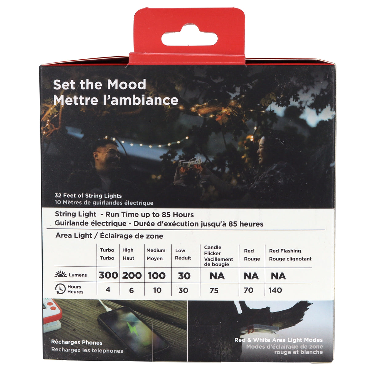 LuminAID Solar String Light with Phone Charger