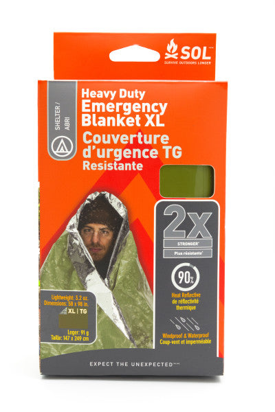 SOL Heavy Duty Emergency Blanket