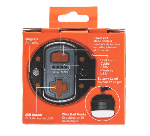 SOL Venture 3000 Rechargeable LED Camping Light with Power Bank