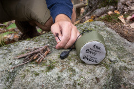 SOL Emergency Bivvy OD Green with Rescue Whistle
